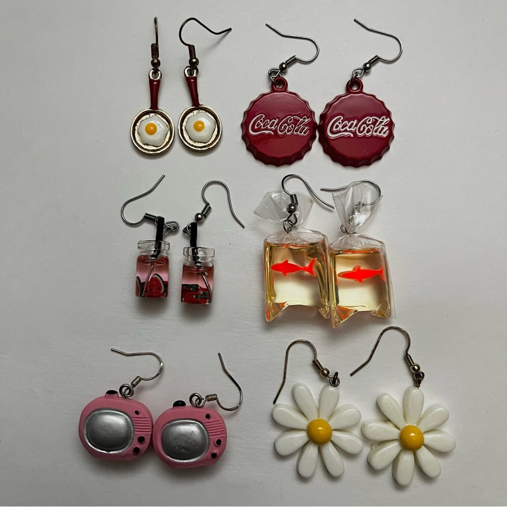 Assorted Fun Earrings Set - Picture 2 of 2
